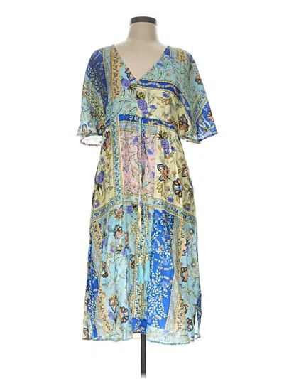 Pre-owned Oddi Casual Dress In Blue