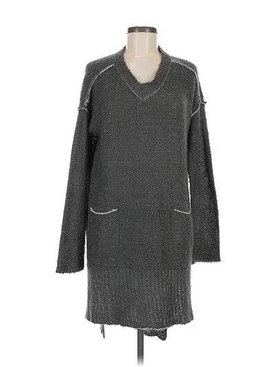 Pre-owned Oddi Casual Dress In Gray