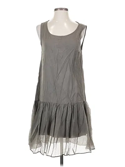 Pre-owned Oddi Casual Dress In Gray