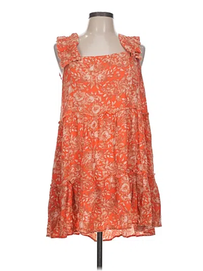 Pre-owned Oddi Casual Dress In Orange