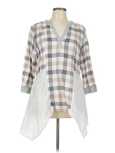 Pre-owned Oddi Casual Dress In Tan