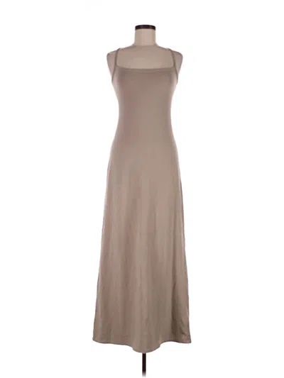 Pre-owned Oddi Casual Dress In Tan