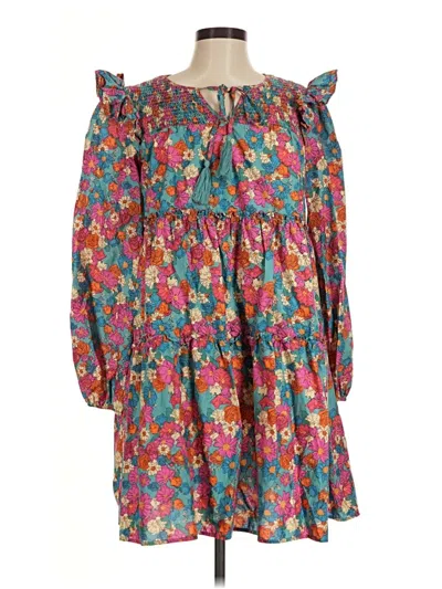 Pre-owned Oddi Casual Dress In Teal