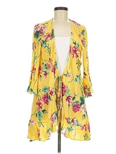 Pre-owned Oddi Casual Dress In Yellow