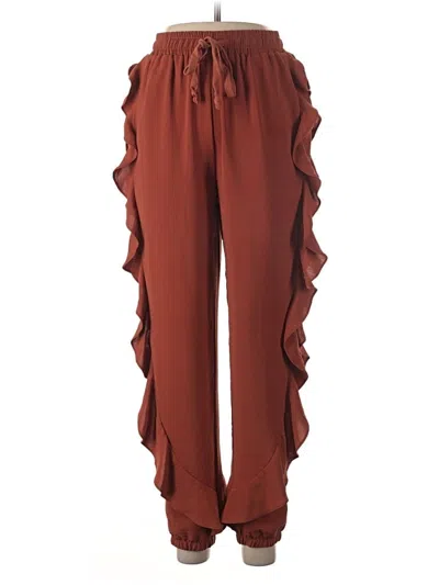 Pre-owned Oddi Casual Pants In Brown