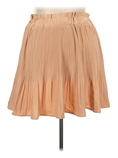 Pre-owned Oddi Casual Skirt In Tan