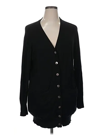 Pre-owned Oddi Long Sleeve Blouse In Black