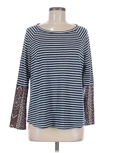 Pre-owned Oddi Long Sleeve T-shirt In Blue