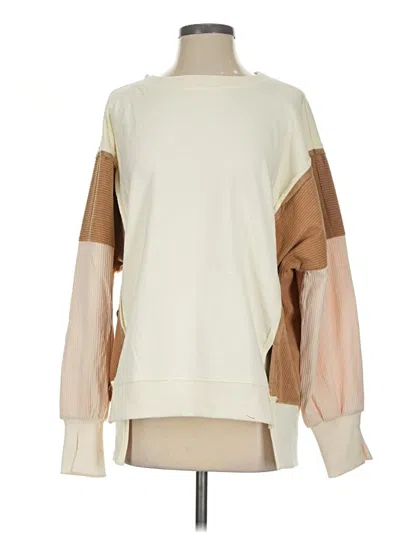 Pre-owned Oddi Long Sleeve Turtleneck In Ivory