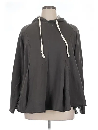 Pre-owned Oddi Poncho In Gray