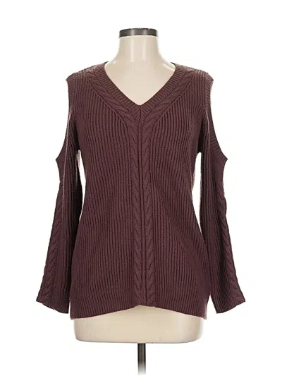 Pre-owned Oddi Pullover Sweater In Burgundy