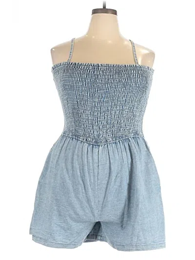 Pre-owned Oddi Romper In Blue