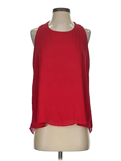 Oddi Sleeveless Blouse In Red