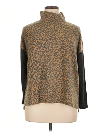 Pre-owned Oddi Turtleneck Sweater In Brown