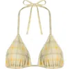 Oddli Bikini Top In Yellow