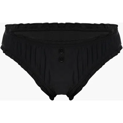 Oddli Bloomer Bikini Bottom In Black