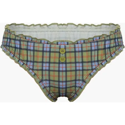 Oddli Bloomer Bikini Bottom In Green