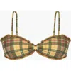 Oddli Bralette Bikini Top In Multi