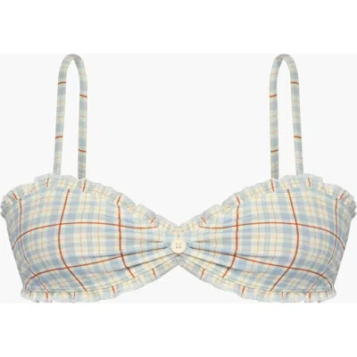 Oddli Bralette Bikini Top In Multi
