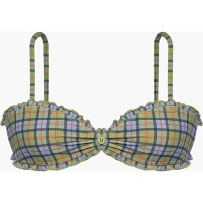 Oddli Bralette Bikini Top In Multi