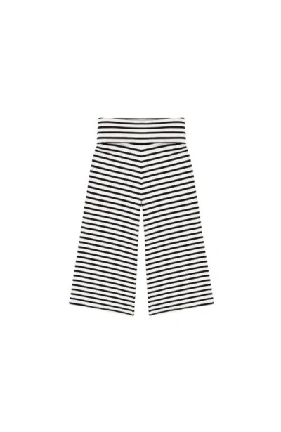 Oddli Cropped Gaucho In Stripe