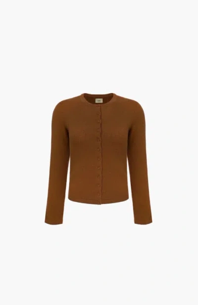 Oddli Everyday Cardigan In Brown