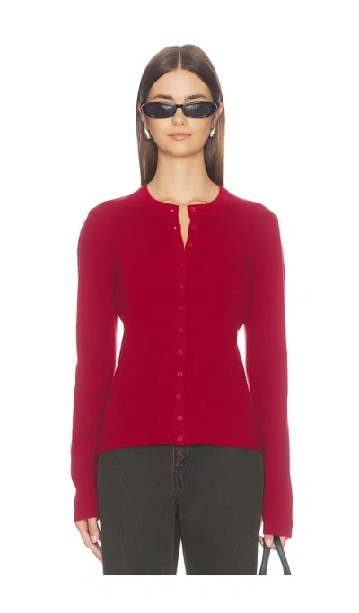 Oddli Everyday Cardigan In Red