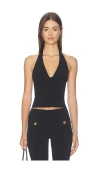 Oddli Halter Top In Black