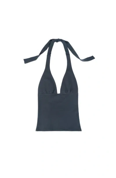 Oddli Halter Top In Blue