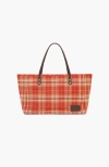 Oddli Large Plaid Bag In Multi