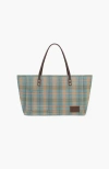 Oddli Large Plaid Bag In Multi