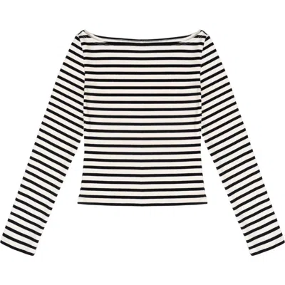Oddli Long Sleeve Top In Stripe