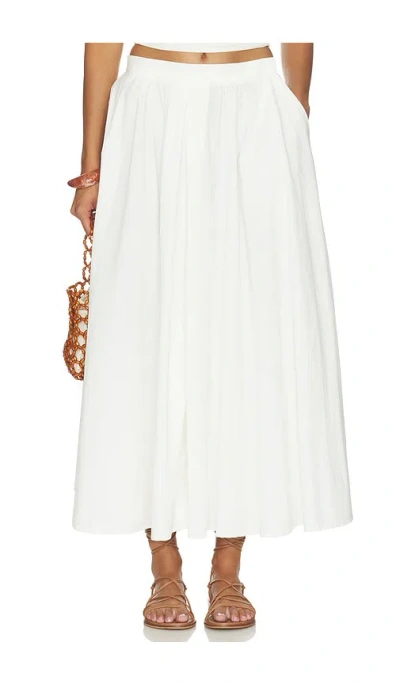 Oddli Pleated Skirt In Cream