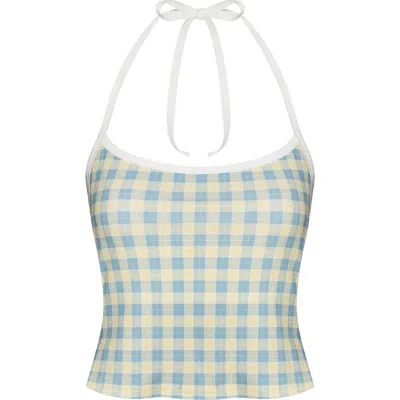 Oddli Tankini Top In Blue