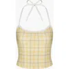 Oddli Tankini Top In Yellow