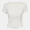 Oddmuse White Jersey The Ultimate Muse Tee In Animal Print