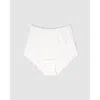 Oddobody Organic Cotton High Waisted Brief In Chalk
