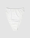 Oddobody Organic Cotton High Waisted French Cut In Chalk