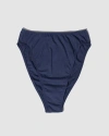Oddobody Organic Cotton High Waisted French Cut In Lapis