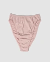 Oddobody Organic Cotton High Waisted French Cut In Mauve