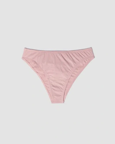 Oddobody Organic Cotton Mid-rise French Cut In Mauve