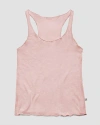 Oddobody Organic Cotton Roller Tank In Mauve