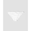 Oddobody Organic Cotton String Bikini In Chalk