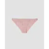 Oddobody Organic Cotton String Bikini In Mauve