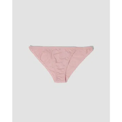 Oddobody Organic Cotton String Bikini In Mauve
