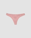 Oddobody Organic Cotton Thong In Mauve
