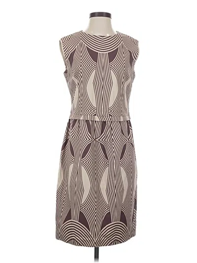 Pre-owned Odeeh Casual Dress In Brown