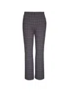 Odeeh Check-pattern Straight-leg Trousers In Gray