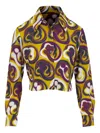 Odeeh Collared Patterned Shirt In Multi
