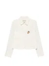 Odeeh Crystal-embellished Patch-pocket Jacket In Multi